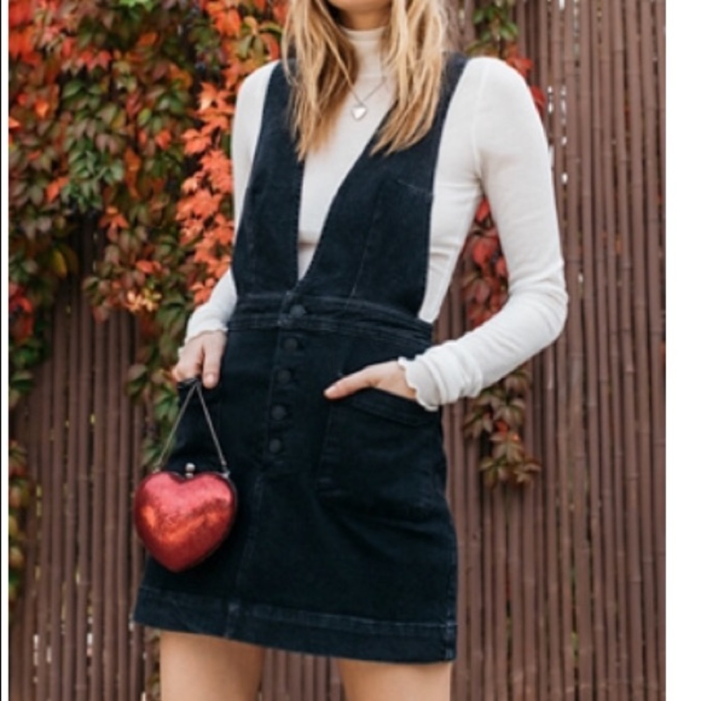 Free People NWT Old School Love Jumper Black 8 med